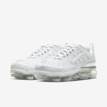 Nike Air VaporMax 360 - Női Utcai Cipő - Fehér/Fehér/Fekete/Fehér